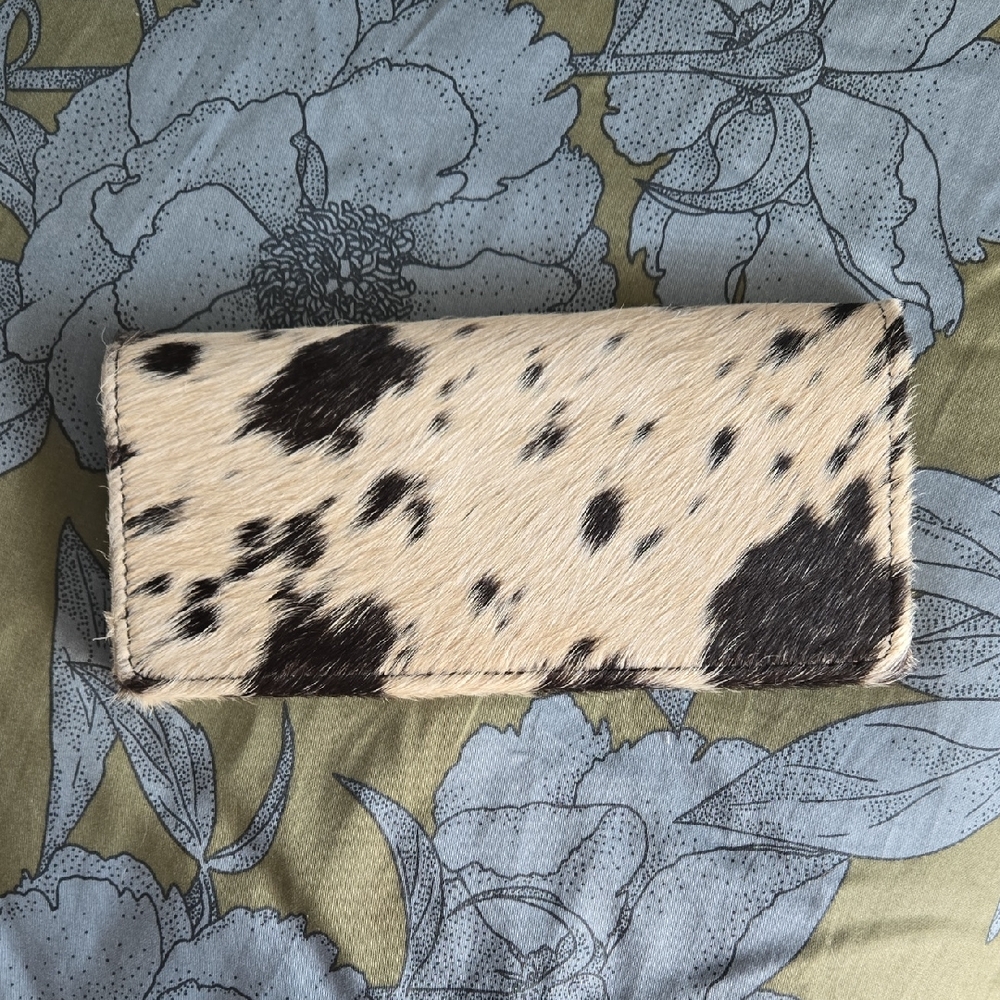 Myra Bag Cowhide Print Wallet
